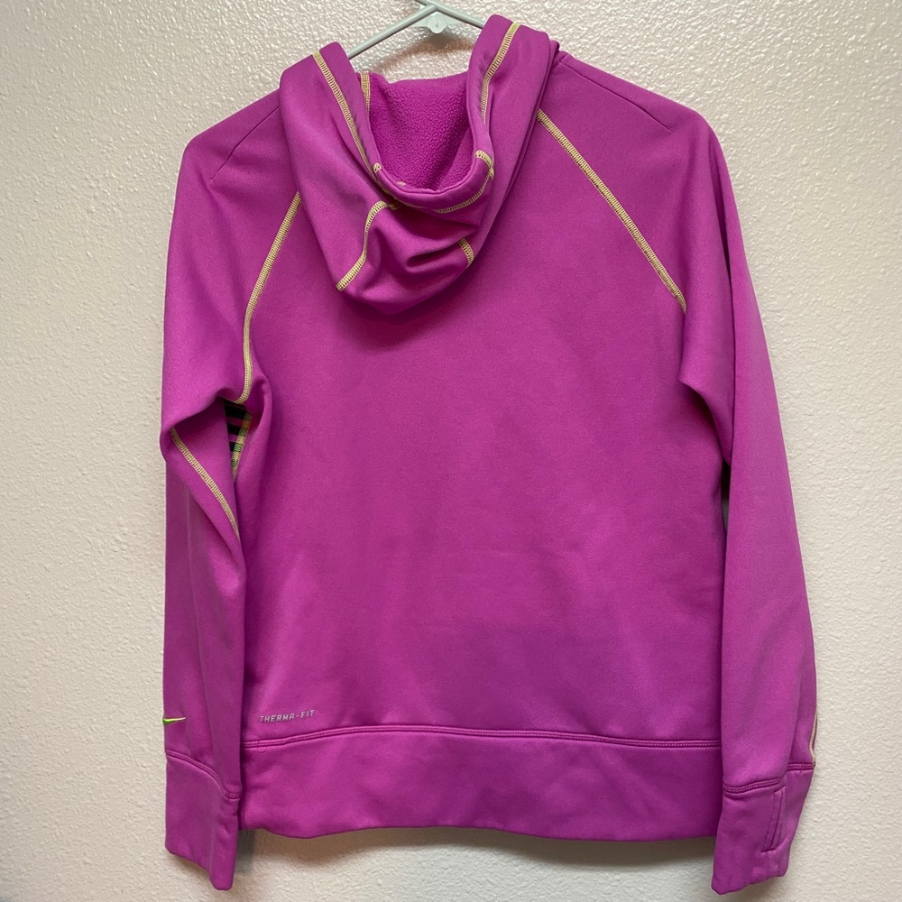 Nike Women's Hoodie Therma-Fit Pullover in Pink Size M - Picture 2 of 8